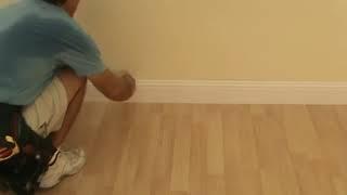 How to Install Baseboard to Concrete Block Wall Using Liquid Nails