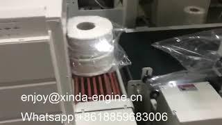 2 rolls 4 rolls JRT maxi roll bathroom tissue paper heat shrink packing machine