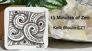 15 Minutes of Zen! Beginner Zentangle®️ Method