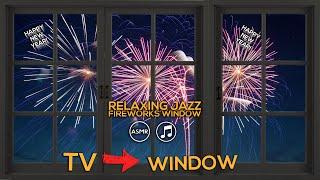 Relaxing jazz music | firework window | Ken ambience