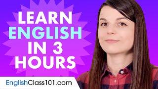 Learn English in 3 hours - ALL the English Basics You Need in 2020