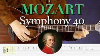 Mozart Symphony 40 Guitar Tutorial + TAB