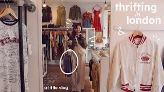 let's go vintage shopping & thrifting in london ️ vlog | AD