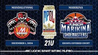 Junior MPBL D-League Inaugural Season | Mandaluyong Microsmith vs Marikina Shoemasters