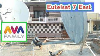 Eutelsat 7e dish setting ava family channel | eutelsat 7e channel list | 7e dish setting