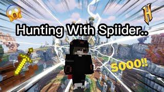 How to hunt in hypixel pit...  Ft. SpiiderBoy