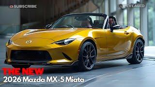 First Look! The 2026 Mazda MX-5 Miata: Full Review - Specs, Handling, and Driving Thrills