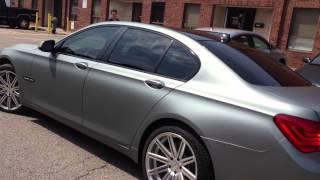 Frozen Grey BMW 750i by Restyle It - Wrapped to Perfection