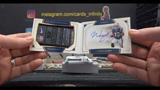 Dustin's 2019 Panini National Treasures NFL Football 4 Box Case Break