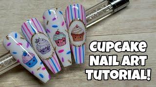 Cupcake Nail Art Tutorial | Nail Sugar