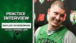 Baylor Scheierman Added 10-15 Pounds Before Celtics Camp | Practice Interview