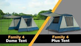 Family 4 and Family 4 Plus Dome Tents - Set up Instructions