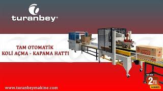 packing machine Tam Otomatik Karton Koli Hazırlama ve Koli Kapama (Bantlama) Makineleri