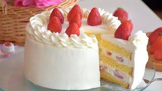 Gluten-Free Strawberry Shortcake | Japanese Strawberry Shortcake | Easy Sponge Cake | Arwie’s Bakery