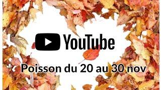 ️sentimental poissons du 20 au 30 nov. Cette tierce veux vous séparer !!! ️