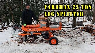 The best budget log splitter the Yardmax 25 ton