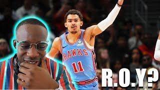 TRAE YOUNG REALLY TRYNA WIN THIS ROY OVER LUKA HUH? | Hawks vs Sixers