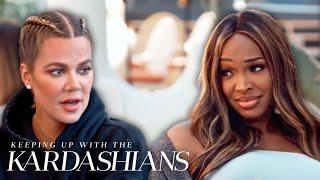 Khloé Kardashian Supports Malika Amid Baby Daddy Drama with O.T. Genasis | KUWTK | E!