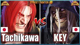 Street Fighter 6 Tachikawa (TERRY)  Vs  KEY (M Bison) Best Ranked MatchFightingGameWorldX