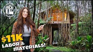 She built a luxury tree house for just $11k in materials