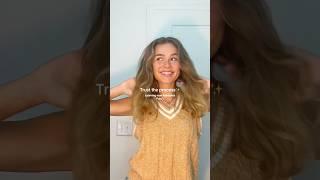 Good things take time 🩵 #hairtutorial #hairstyle #shorts #grwm