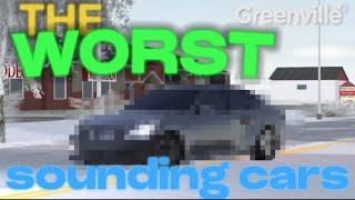 The WORST sounding cars in greenville!!! | Roblox