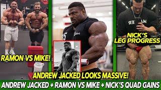 Andrew Jacked is MASSIVE 3 Weeks Out of 2024 Mr Olympia! + Nick Walker Legs Update + Ramon VS Mike