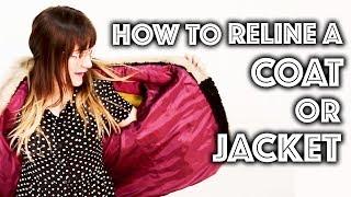 How To Reline a Coat or Jacket | Sew Anastasia