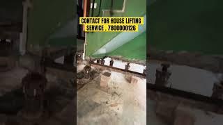 Expert House Lifting Service with jacks technology #houselifting #viral @experthouselifting