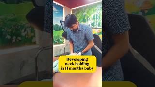 Neck Holding Milestone #youtubeshorts #ytshorts #physiotherapy