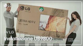 LG TV | Unpacking and TV Accessories UB9800 webOS 2 0 series