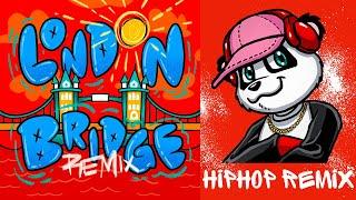 London Bridges Falling Down Rap Remix (Lyric Video) | Pj Panda | HipHop Nursery Rhyme | Clean HipHop