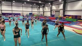 Gymcats Warm up dance to Imagine Dragons "Sharks"