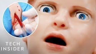 Lifelike Medical Robot Actually Bleeds