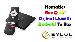 Homatics Box Q 4K Orjinal Lisanslı Android Tv Box