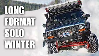 Deep Snow, Harsh Conditions / Solo 4wd Camping Adventure Documentary