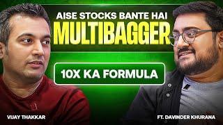 How to Trade In Multi-bagger Stocks | Simple Strategy | Ft Davinder Khurana | MastersInOne-EP-48