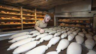 Best Turkish bread! Making German bread and village bread - Turkish Bakery