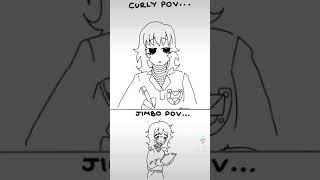 Curly’s POV vs Jimbo’s POV | mouthwashing #doodledance #mouthwashing