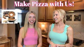 Making Pizza with my Daughter ~ Granitestone Pizza Maker ~ Gourmet Style Pizza ~ Piezanno