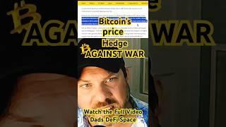 Bitcoin Hedge Against War and Uncertainty? Or Risk on Asset