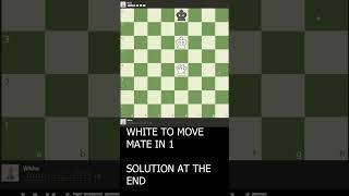 Mate in one - 159 #chess #shorts