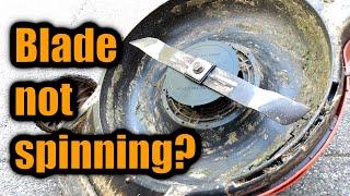 DIY: Black & Decker Electric Lawn Mower Blade Assembly Repair