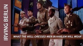 WHAT THE WELL-DRESSED MEN IN HARLEM WILL WEAR full scene from "This is the Army" (1943)