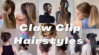 Claw Clip Hairstyle #shorts #shortvideo @shine out #girl #hairstyle #clawclip #tiktok #trending