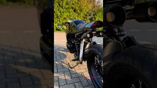 BMW K100 Custom Build Cafe Racer Exhaust Sound #bike #shortvideo #shorts