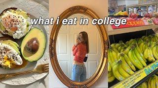 VLOG  what I eat in a week at college