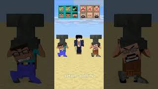 HELP Herobrine Wins The Farthest Anvil Throw Without Power Up  #shorts #minecraft #ytshorts
