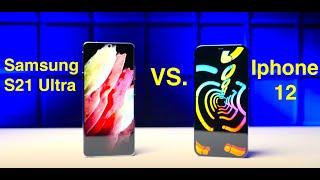 SAMSUNG S21 ULTRA vs. IPHONE 12 СРАВНЕНИЕ ПО ВИДЕОСЪЕМКЕ ФРОНТАЛЬНЫХ КАМЕР 2021!