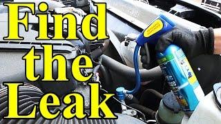 How to Find AC Leaks in Your Car (UV Dye)